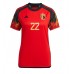 Belgien Charles De Ketelaere #22 Hjemmebanetrøje Dame VM 2022 Kort ærmer